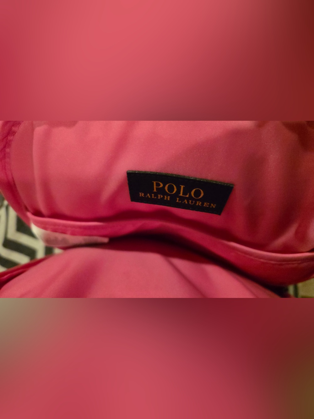Polo Ralph Lauren Pink Polo Bear Backpack NWT Laptop Sleeve - Picture 5 of 6